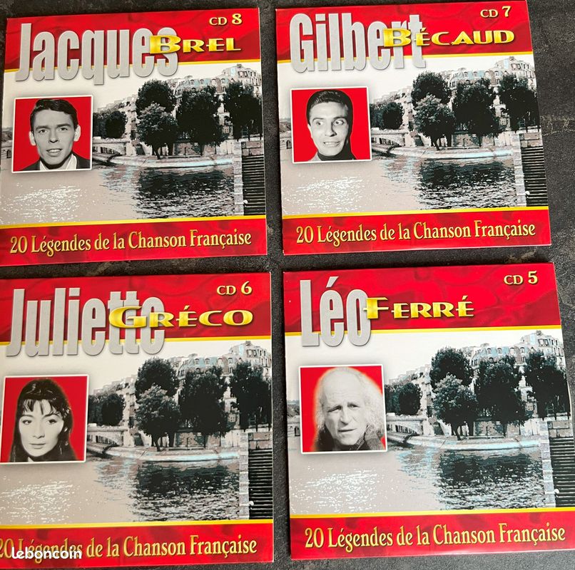 20 Légendes de la Chanson Française Coffret 5 CD (image 9)