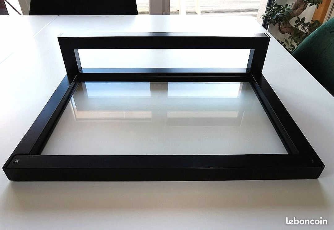 Étagère acier noir et verre marque ODF PARIS (image 4)
