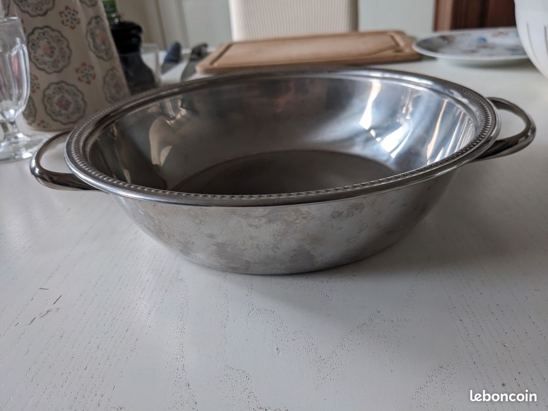 plat à compartiment inox,guy degrenne