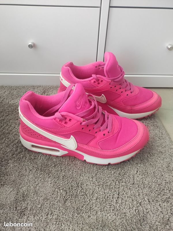 Pink Nike Air Max 90 Fluo Women's Shoes Nike Air Max 90 Ltr (GS