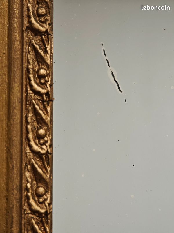Miroir dorée Louis Philippe 114 x 77 cm - Livraison possible (image 18)