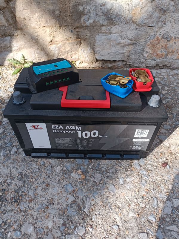 Batterie Solaire AGM 100Ah – Édition Solaire, Camping-Car Batterie