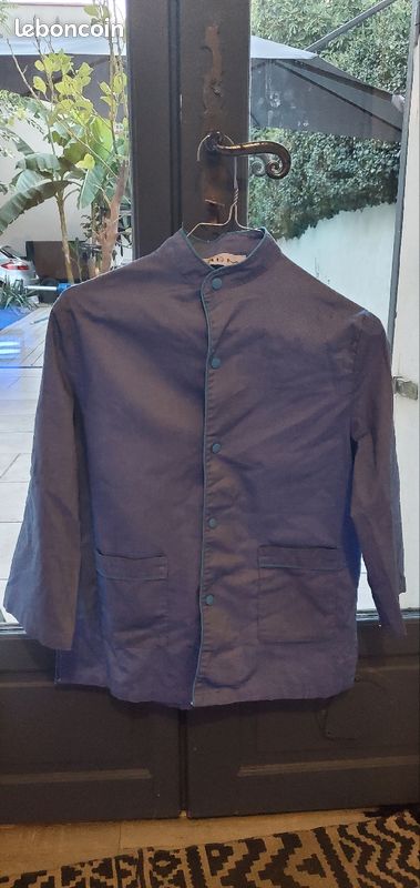 Blouse écolier bleu ciel REMI (image 1)