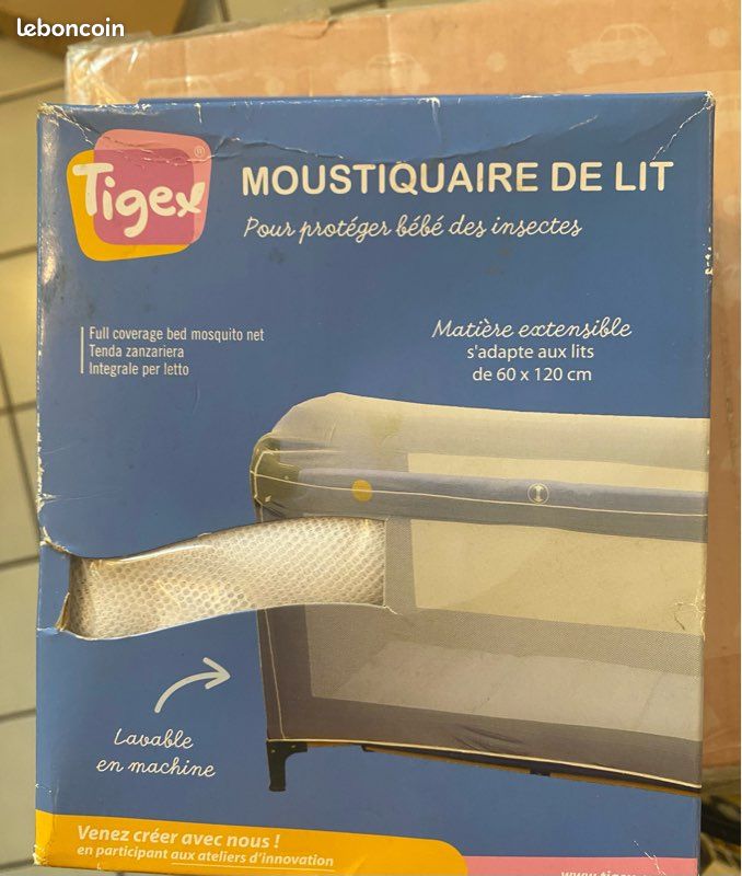 Lot neuf : lit parapluie, moustiquaire, matelas à langer (image 2)