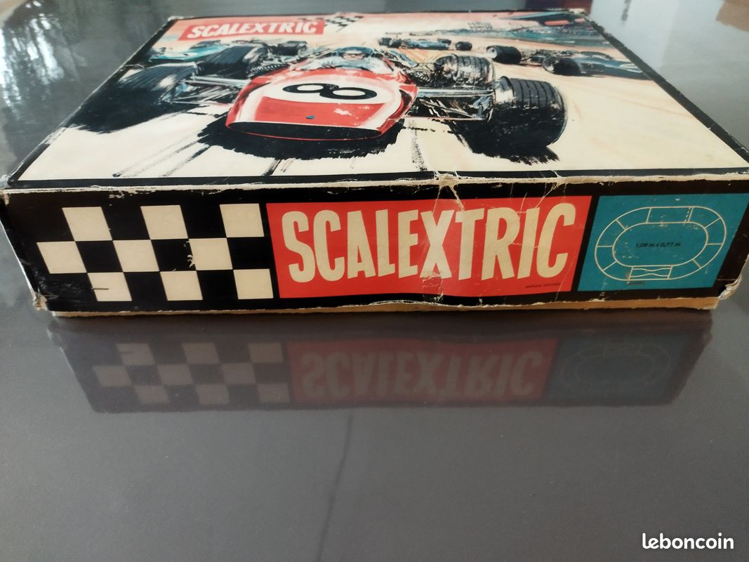 Coffret Circuit Routier électrique Scalextric Meccano Tri-Ang 30T - Vintage à Rénover