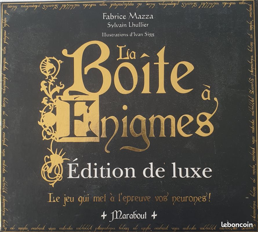 Jeu : La boîte à énigmes (image 1)