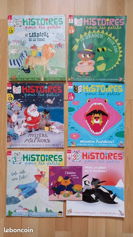 Histoires pour les petits. Lot de 6 n° plus 1 CD sous blister (image 1)
