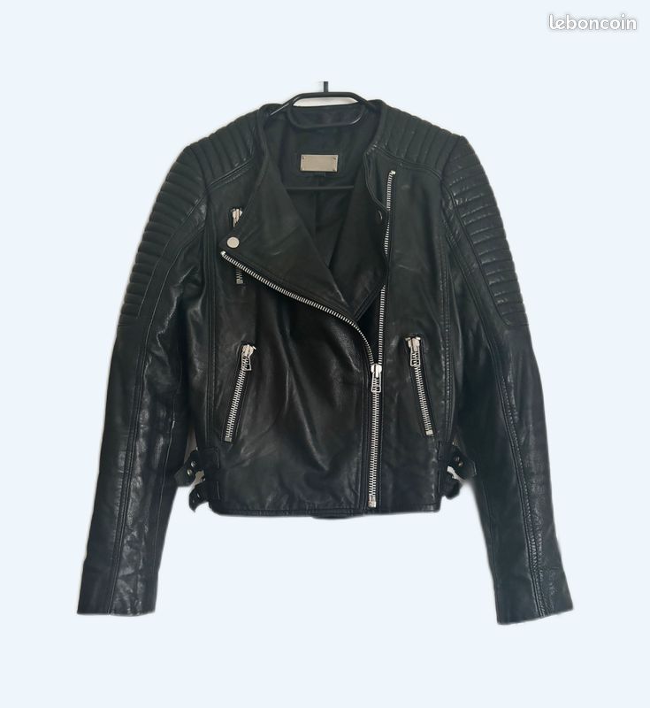 Perfecto cuir noir (image 1)