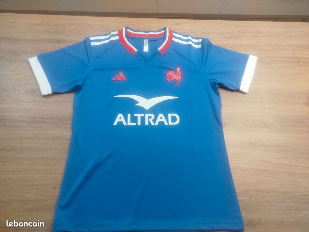 Maillot Rugby Vintage XV Du Loch - Numéro 16 Tallec - Polyester XXL - Occasion