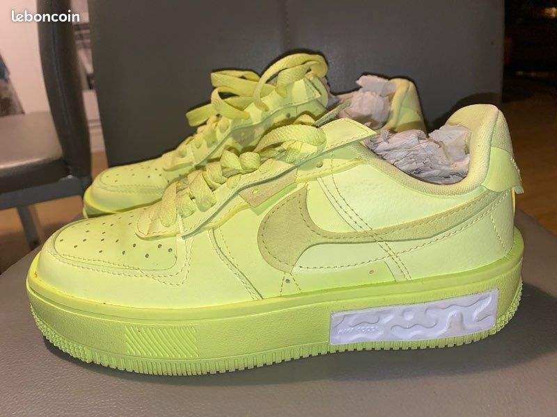 Nike Air Force Jaune Fluo Chaussures