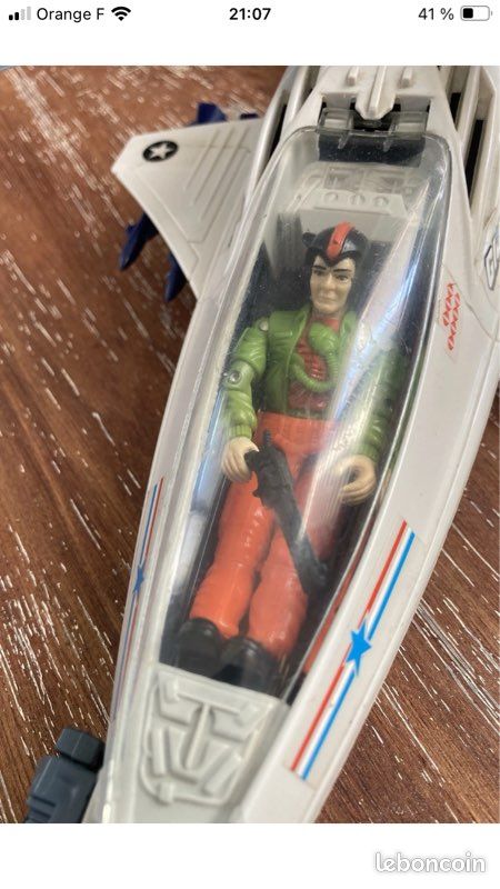 GI Joe Skystorm 1988 Avec Pilote Windmill, Hasbro, Occasion
