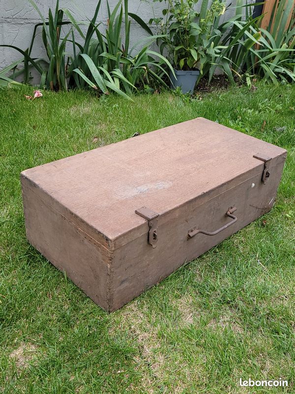 Valise en bois - ancien (image 2)