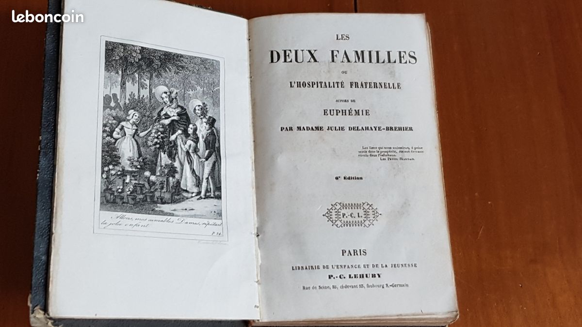 Les deux familles j. Delahaye-brehier 1839 (image 1)