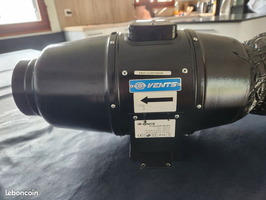 TT silent M 125 extracteur d air insonorisé (image 1)
