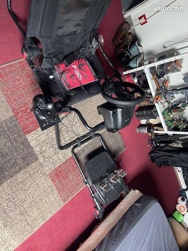Volant Logitech G29 + Shifter + Cockpit Simracing Nexlevel GTLite Noir (image 2)