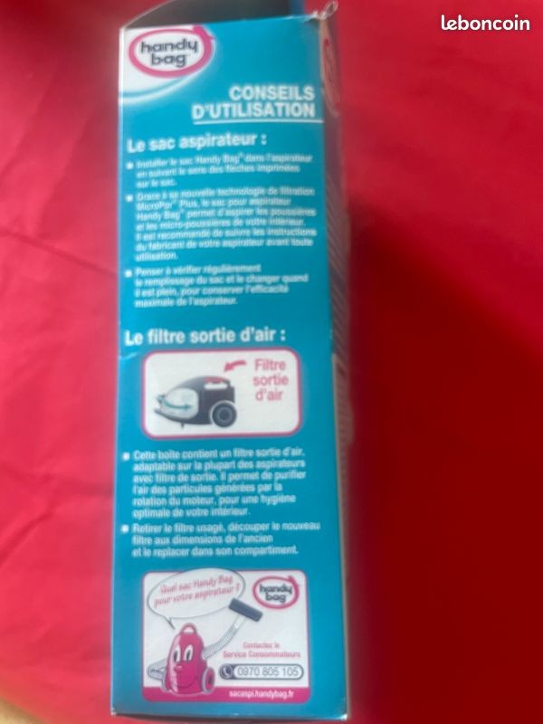 4 Sacs aspirateur Handy Bag (image 6)
