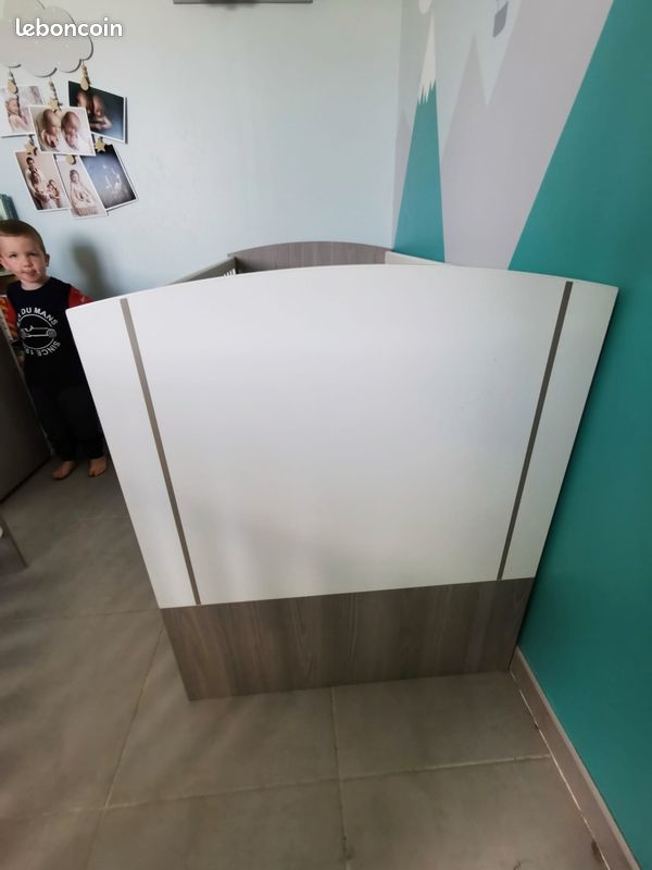 Lit évolutif 70× 140 marque galipette, modèle jules avec matelas (image 3)