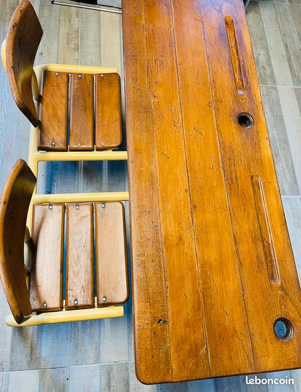 Bureau d’écolier vintage (image 2)