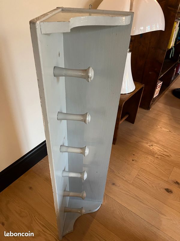 Porte manteaux étagère bois (image 4)