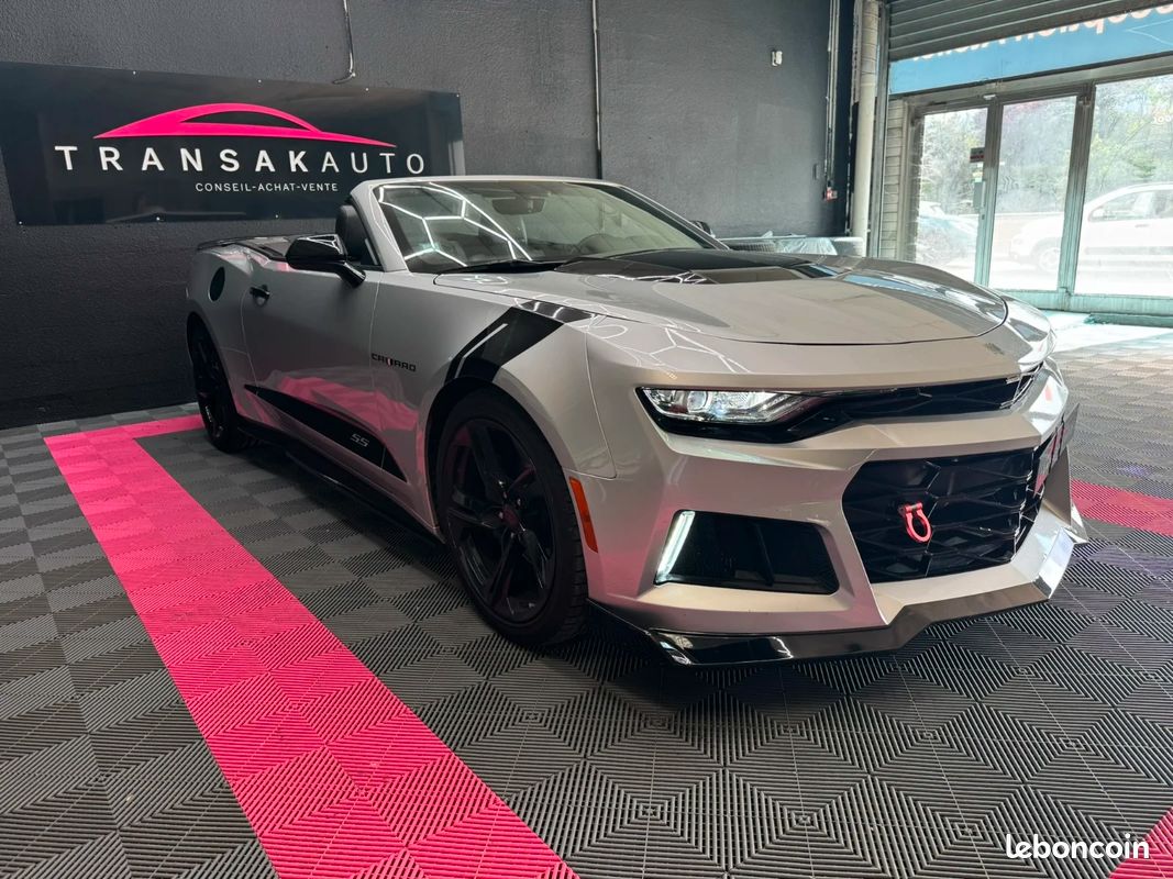 CHEVROLET CAMARO SS CABRIOLET 6.2 V8 453ch - MALUS INCLUS Déjà payé (image 5)