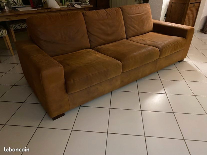 Vends canapé cuir (image 5)