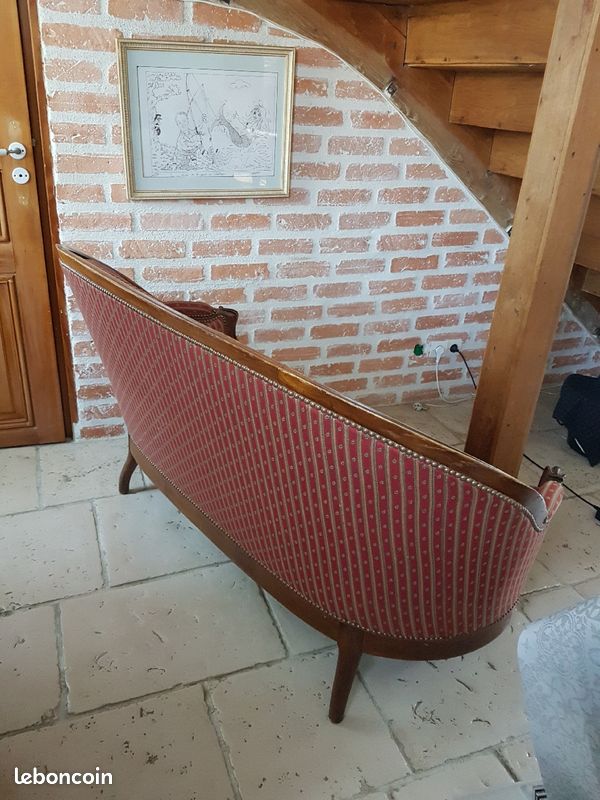 Banquette ancienne 2 places (image 2)