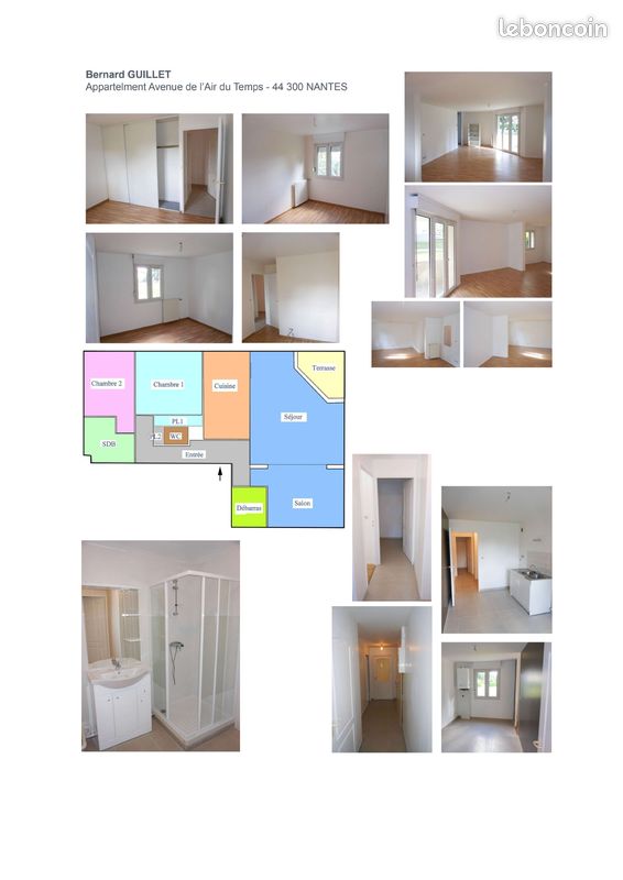 Appartement 4 pièces 88 m² · à Nantes · 87,6 m² · 1 030 €/mois