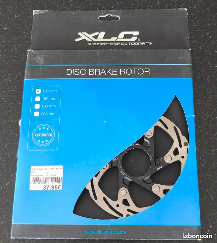 XLC Disque de frein BR-X114, 180/2,0mm argenté pour