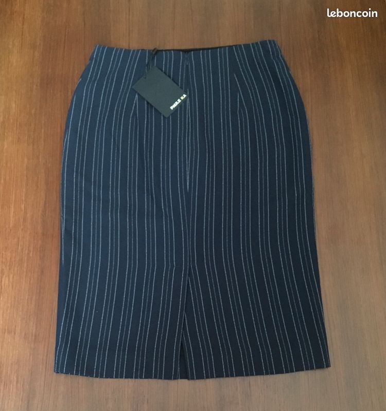 Jupe Mi-haute Lee Bleu Foncé Taille 6 - Neuve Avec étiquette - Style Golf/sport
