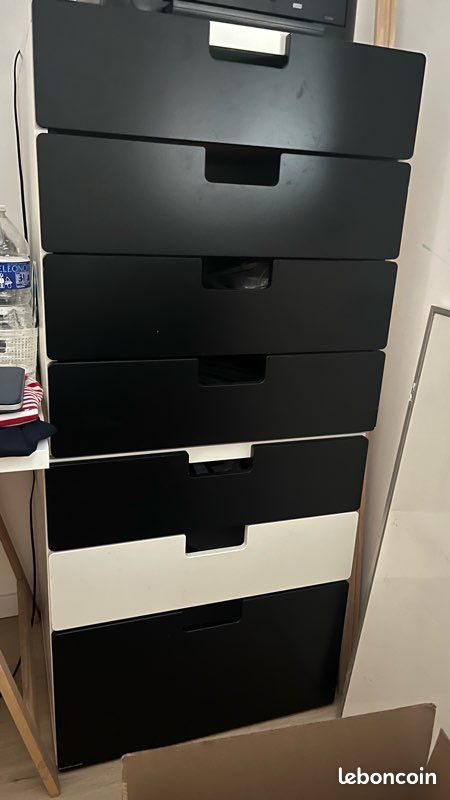 2 commodes 3 et 4 tiroirs (image 1)