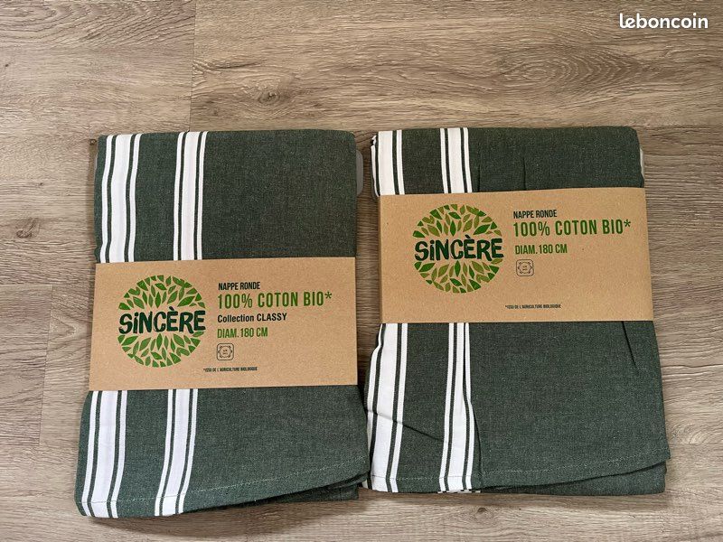 Nappe De Table, 100 % Coton, Collection Concept, Couleur Et Taille Au