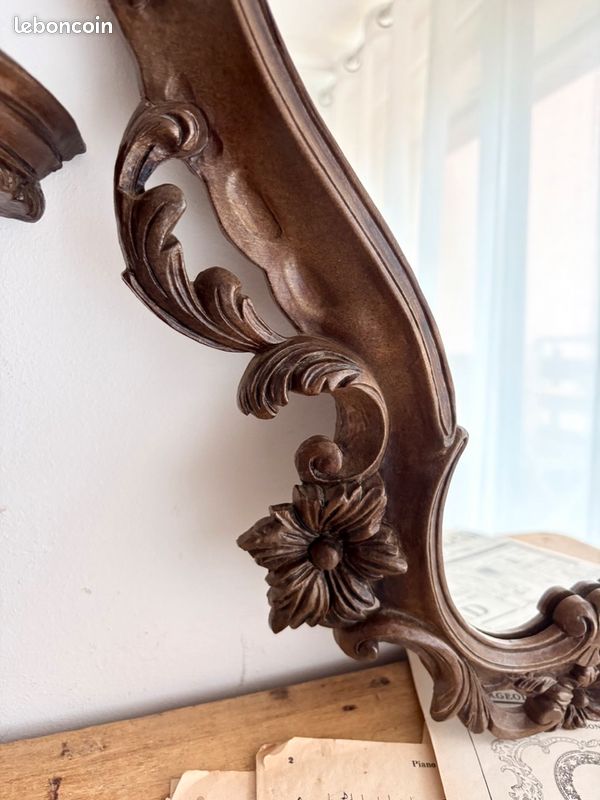 Grand miroir et sa console (image 10)