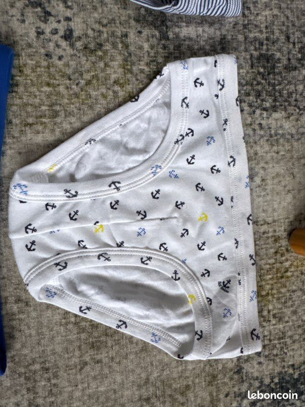 Lot De 5 Boxers Enfant En Coton Uni Variante 1 A0CTD00 | Petit Bateau