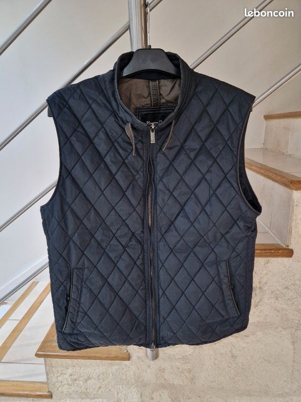 Veste sans manches Massimo Dutti taille 38 M noire Vêtements