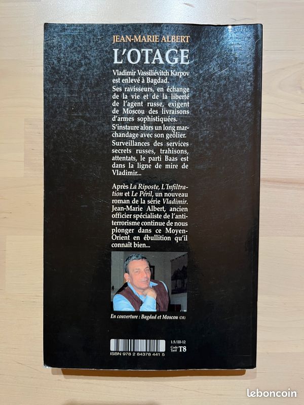 L'Otage - Roman policier - ISBN 978-2843784415 - Jean-Marie Albert (image 3)