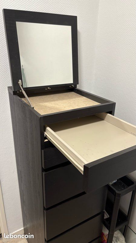 Commode noire (image 4)