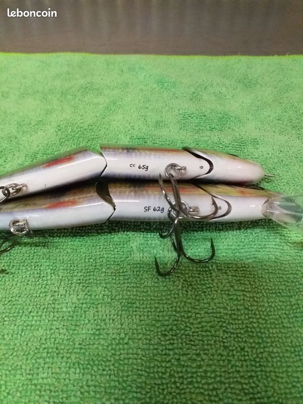 Lot De 2 Leurres Spinning Bait 17g Et 18g – Neufs Pour Pêche Brochet En Eau Douce