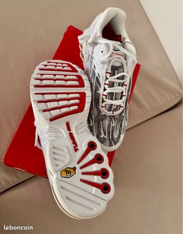 Blanche Tn Grise Et Rouge Nike Air Max Plus TN Junior Rouge CD0609