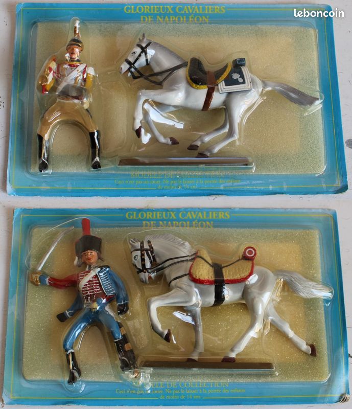 STARLUX LOT DE 10 SOLDATS PLOMB NAPOLEON CHASSEUR MURAT GRENADIER ETC