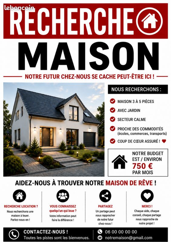 Maison 4 pièces 80 m² · à Limoux · 80 m² · 850 €/mois