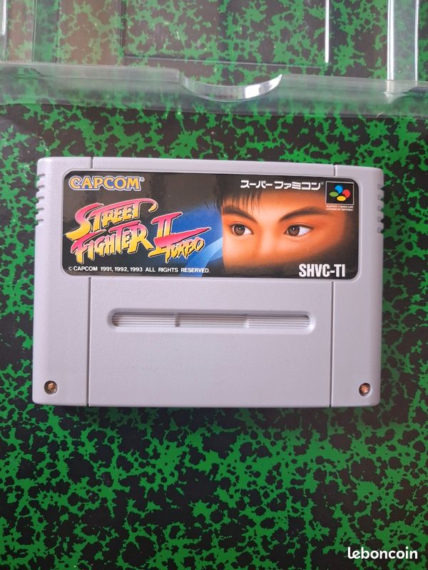 SUPER FAMICOM - Street Fighter II TURBO (jeu + boîte + instructions