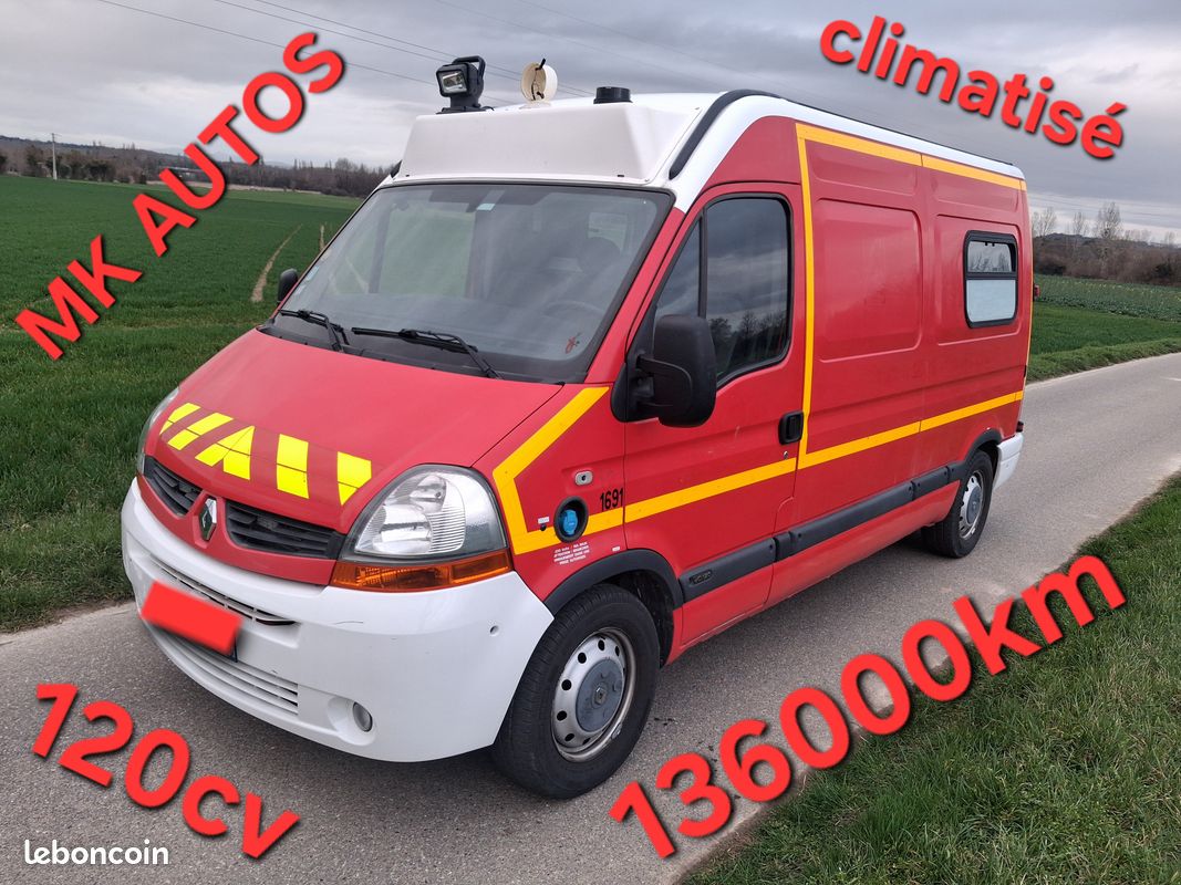 Master 2.5 dci 120cv l2h2 VASP ambulance équipé aménagé ISOLATION BOÎTE AUTOMATIQUE (image 1)