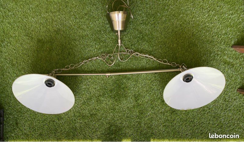 Luminaire lustre double à suspension IKEA (image 1)