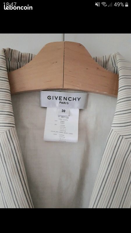 Veste Givenchy T.38 (image 2)