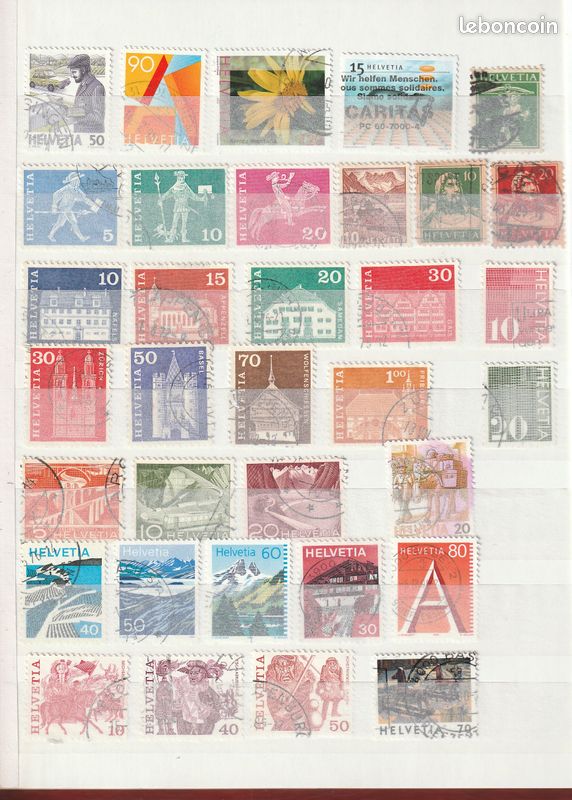 ALBUM de TIMBRES de PAYS-BAS/DANEMARK/BELGIQUE/SUISSE (image 8)