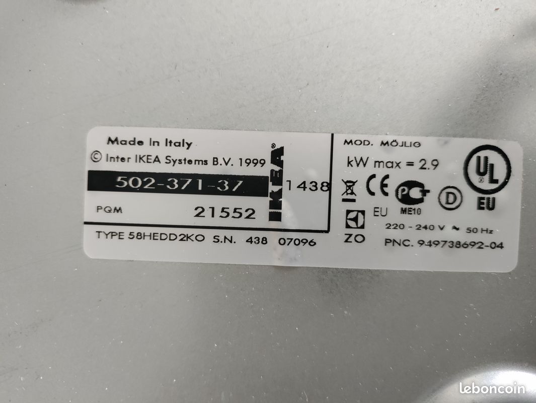 Induction 2 feux (image 2)
