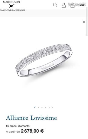 Bague Lovissime Mauboussin Mauboussin Bague Demi Alliance