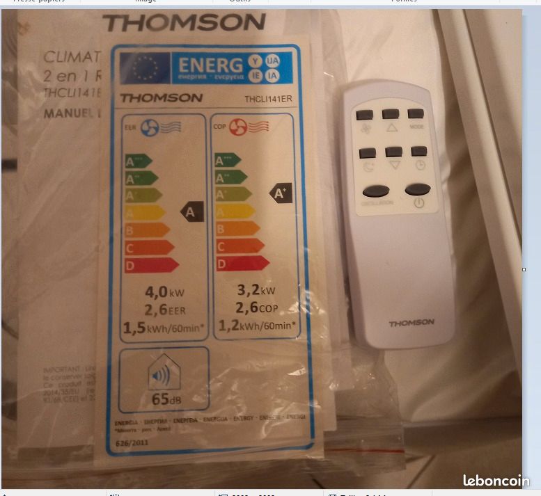 Vends climatiseur THOMSON NEUF (image 1)
