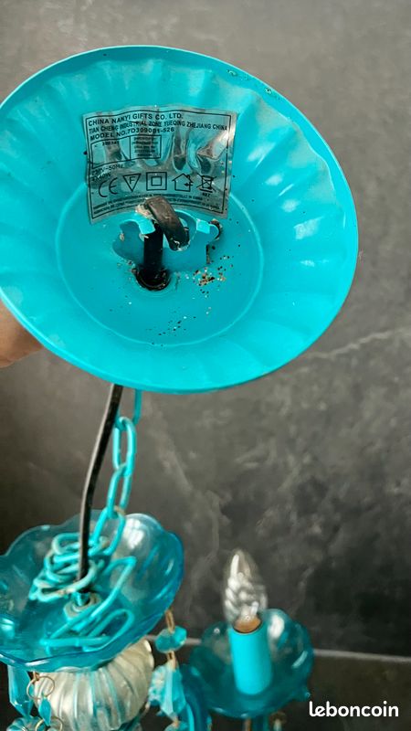 Suspension / Lustre bleu – La Casa – Ø 35 cm (image 3)