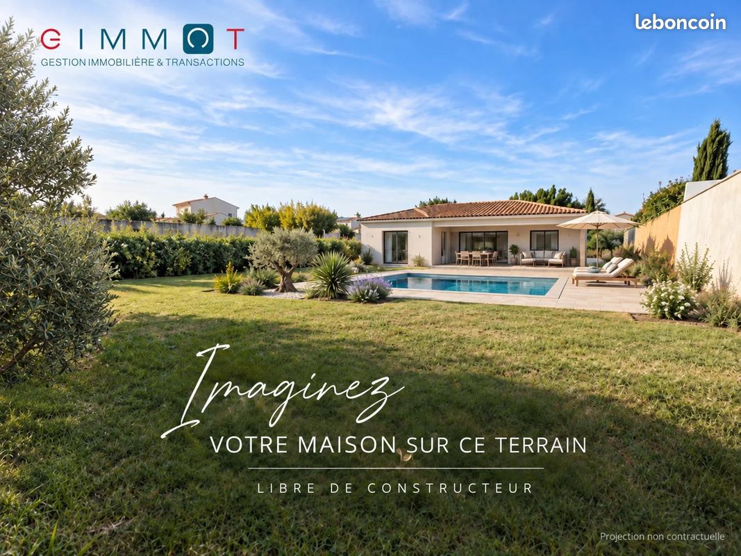 Terrain 930 m² Saint-Quentin-la-Poterie (image 1)